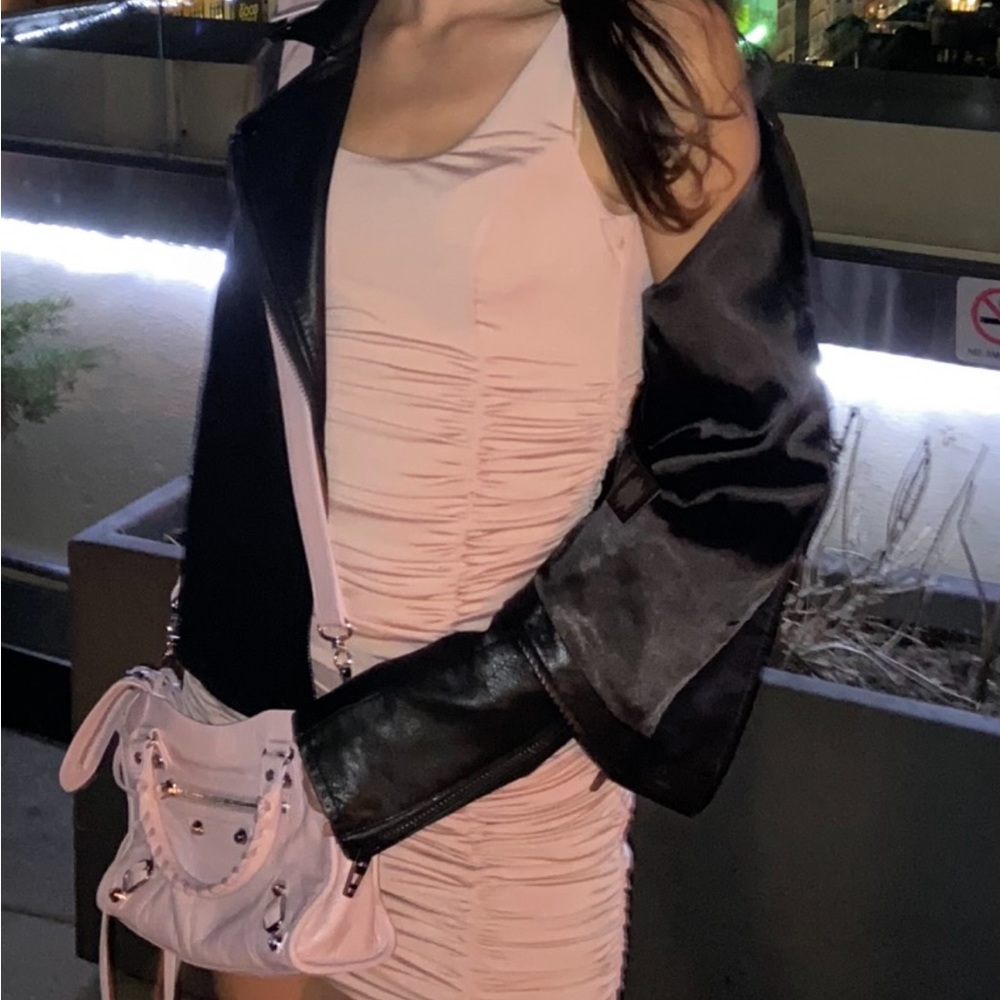 Tiger Mist light pink bodycon dress